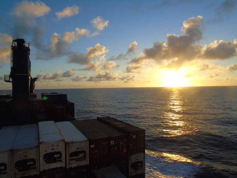 Nachhaltig in die Ferne reisen? Mit dem Containerschiff nach Südamerika