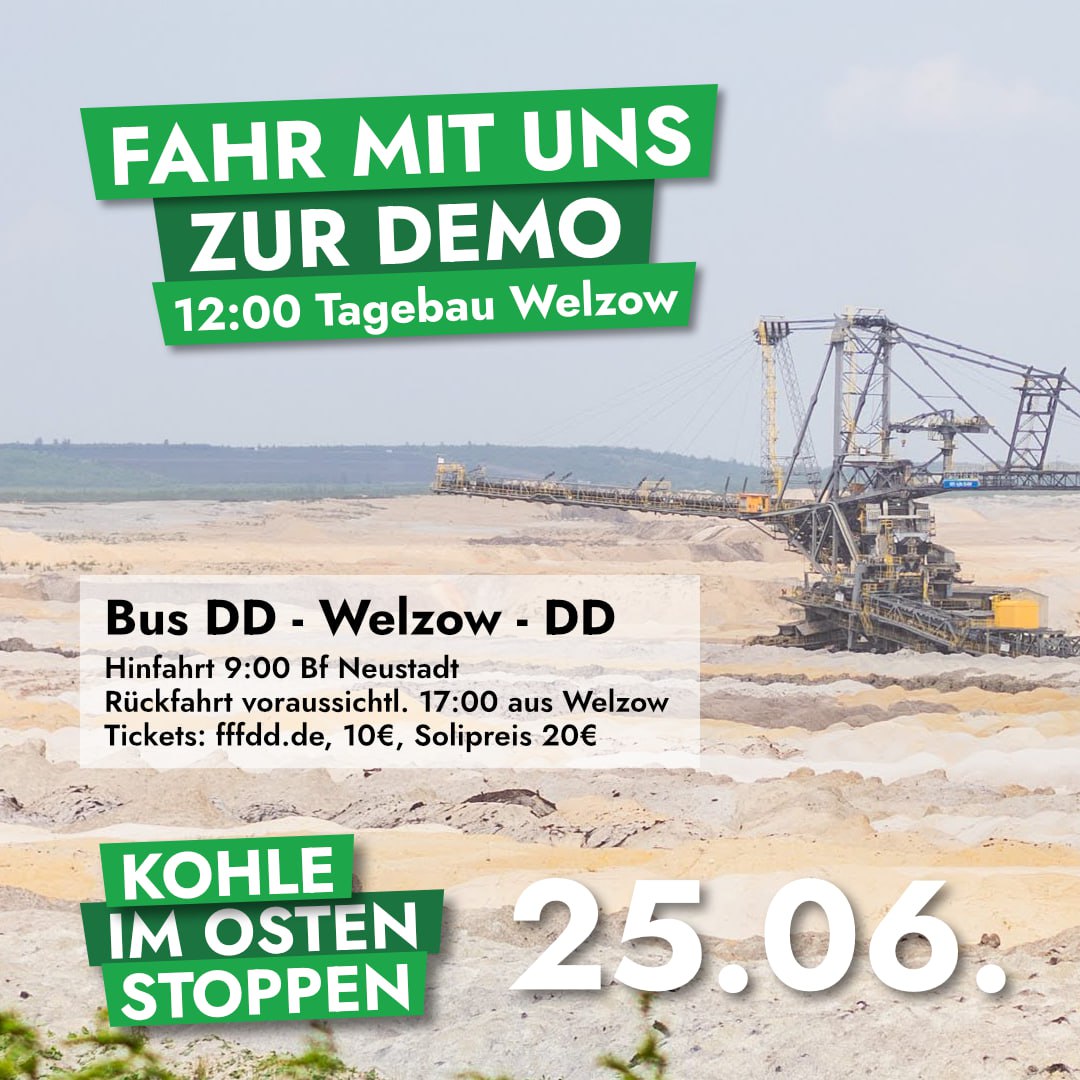 Demo-Aufruf "Braunkohle im Osten stoppen!"