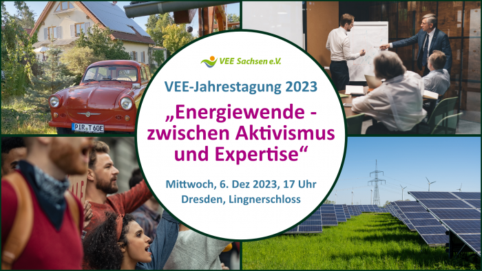VEE-Jahrestagung 2023: Energiewende - zwischen Aktivismus und Expertise
