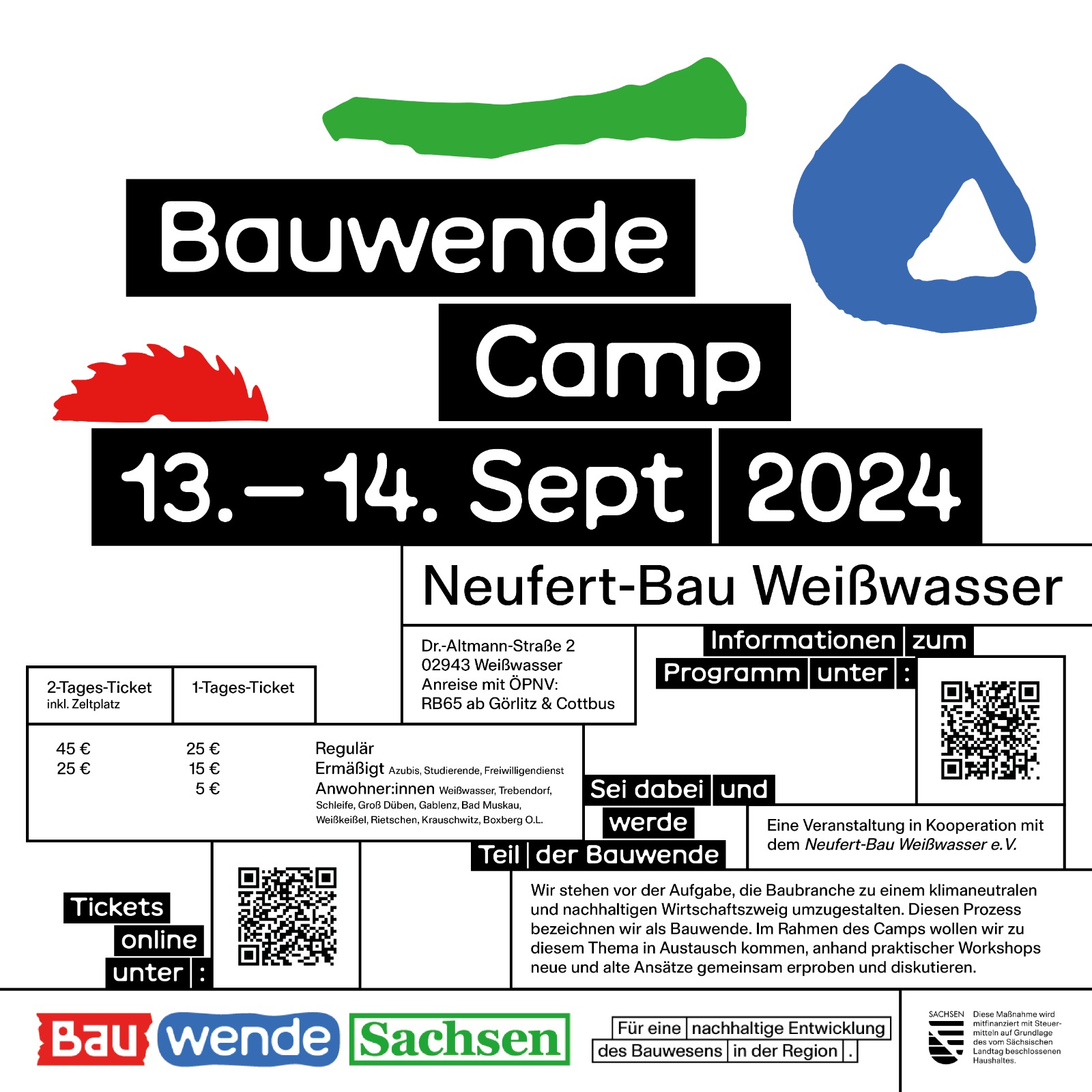 Bauwende-Camp 2024 im Neufert-Bau Weißwasser
