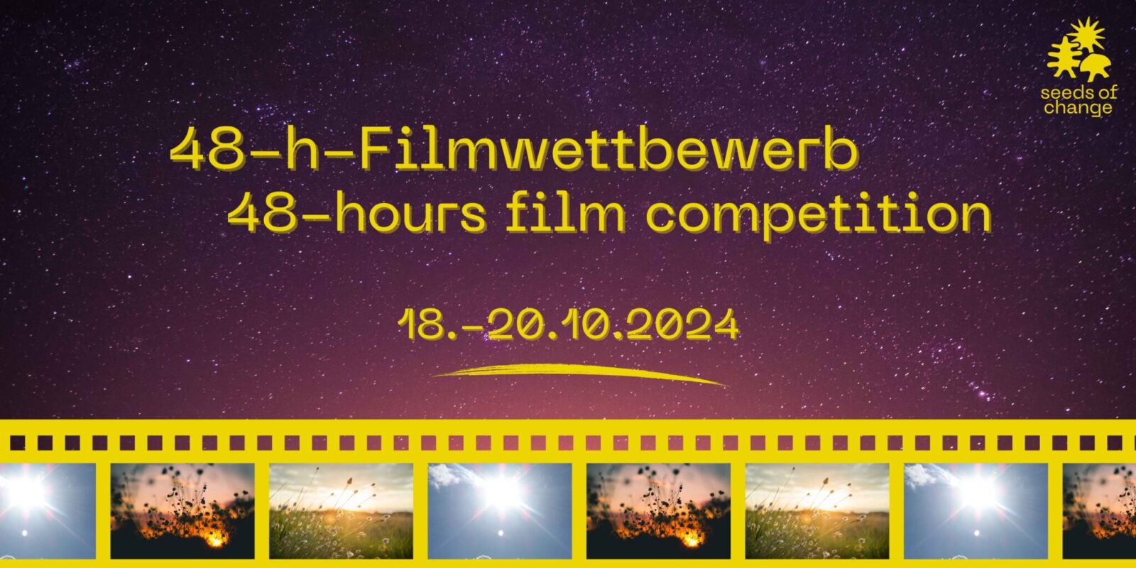 48 Stunden Filmwettbewerb zu Nachhaltigkeitsthemen