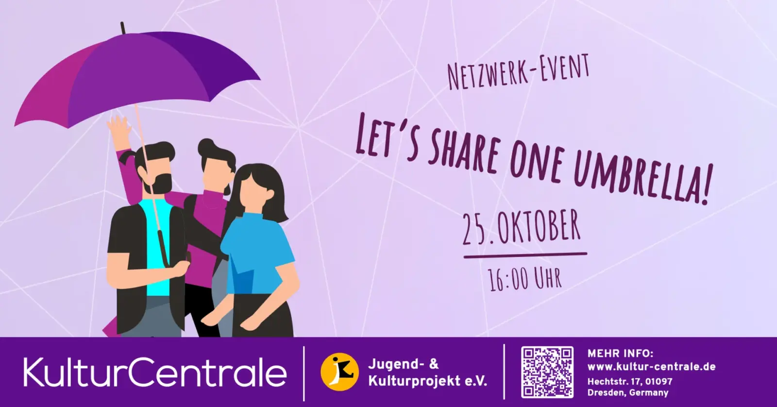 LET'S SHARE ONE UMBRELLA!